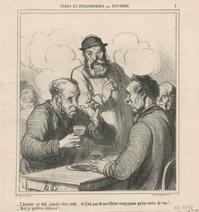 Un philosophe de Honoré Daumier