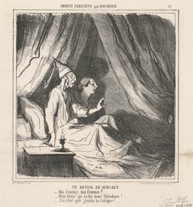 Um despertar repentino de Honoré Daumier