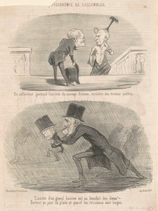 Um advogado de olho... Bineau! de Honoré Daumier