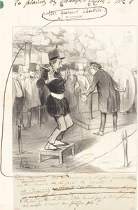 Um guerreiro eletrificado de Honoré Daumier