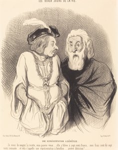 Representação tem benefício de Honoré Daumier