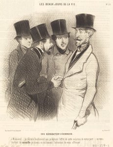 Uma Reparação de Honra de Honoré Daumier