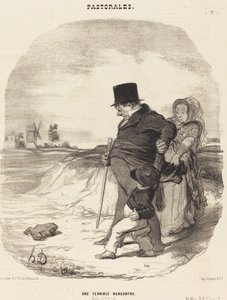 Um Encontro Terrível de Honoré Daumier