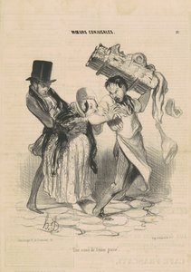 Um desejo por uma mulher gorda de Honoré Daumier