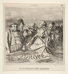 Uma lição em de Honoré Daumier