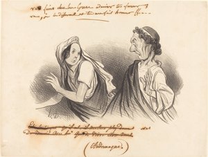 Va faire... admirador ta fureur... de Honoré Daumier