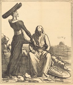 Vou acabar com você para mim de Honoré Daumier