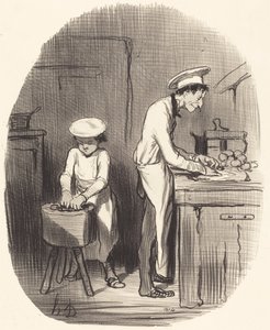 Você pode ver garoto, você está errado... de Honoré Daumier