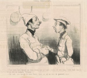 Sabe aquela esponja que você disse... de Honoré Daumier