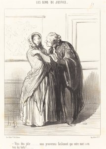 Você é lindo... de Honoré Daumier