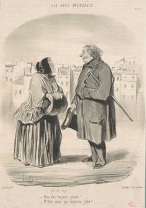 Você é sempre galante! ... de Honoré Daumier