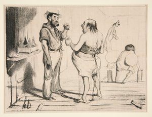 Está a ver, burguês, tem razão no de Honoré Daumier
