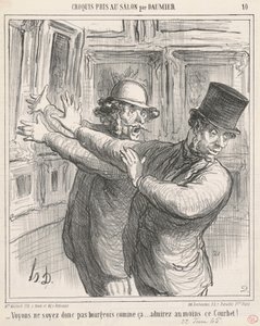 Vamos ver... pelo menos admirar este Courbet! ... de Honoré Daumier