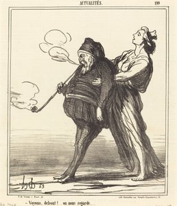 Voyons!... debout, em nous concerne de Honoré Daumier