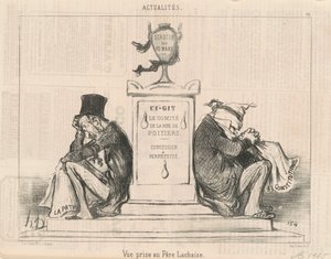 Vista tirada no Père Lachaise de Honoré Daumier