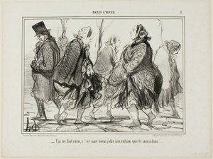 "- Está tudo bem... o asfalto não é uma invenção maravilhosa", placa 1 de Paris L