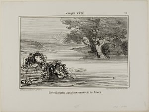 Diversão aquática emprestada dos antigos gregos, prato 20 de Croquis D