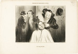 "Fogo!", placa 35 de Types Parisiens de Honoré Victorin Daumier