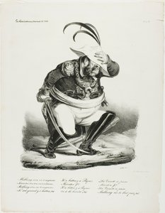 Malbroug entra em guerra... de Honoré Victorin Daumier