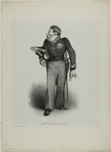 Sr. Choiseul, (chamado le Duc), chapa 502 de Honoré Victorin Daumier