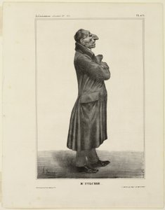 Sr. Fulchir, chapa 273 de Cartooning Celebrities de Honoré Victorin Daumier