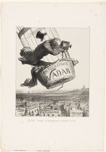 Nadar Elevando a Fotografia às Alturas da Arte, chapa 367 de Souvenirs d