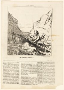 Scylla e Charybds, placa 44 de Actualités de Honoré Victorin Daumier