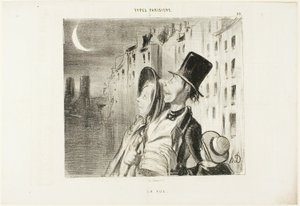 Vista, placa 39 de Types Parisiens de Honoré Victorin Daumier