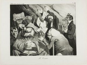 Tentação, placa 453 de Honoré Victorin Daumier