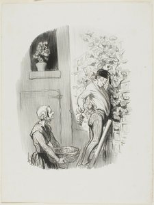 O vindimador, de Les Bons Bourgeois de Honoré Victorin Daumier