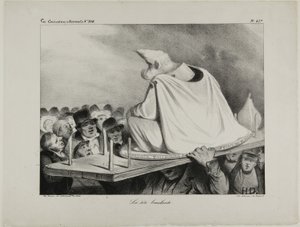 A cabeça solta, placa 427 de Honoré Victorin Daumier