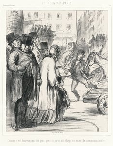 A nova Paris. Para quem tem pressa, as avenidas foram alargadas!!!, placa 301 de Souvenirs d