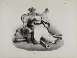 O repouso da França, placa 417 de Honoré Victorin Daumier