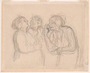 Três mexericos de Honoré Victorin Daumier