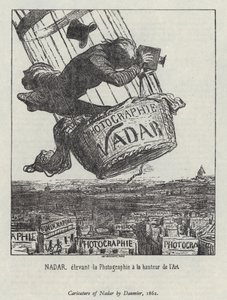 Nadar elevando a fotografia ao nível da arte de Honore (after) Daumier