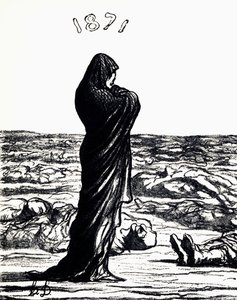1871, Alegoria (litho) de Honoré Daumier