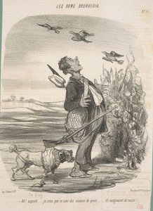 Ah! ...acredito que sejam aves de rapina... de Honoré Daumier