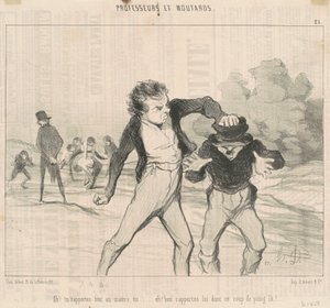 Ah! Você relata tudo ao mestre... de Honoré Daumier