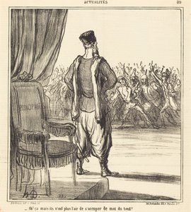 Ah! que... eles parecem não se importar mais comigo de Honoré Daumier