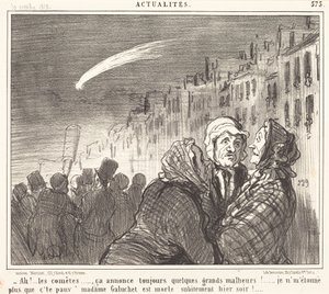 Ah!... os cometas... de Honoré Daumier