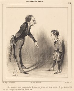 Ah! Monstro, atreve-se... de Honoré Daumier