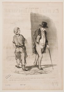 Mais um que este ano tem de se preocupar com o nariz... de Honoré Daumier