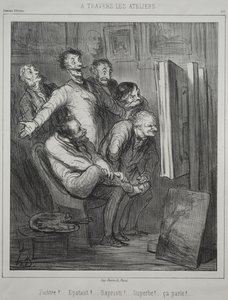 Através dos estúdios de Honoré Daumier