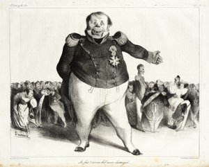De facto! É um baile bastante distinto! de Honoré Daumier