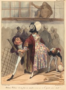 Bobonne... não olhes tanto para ele! de Honoré Daumier