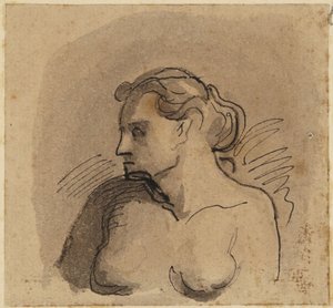 Busto de mulher de Honoré Daumier