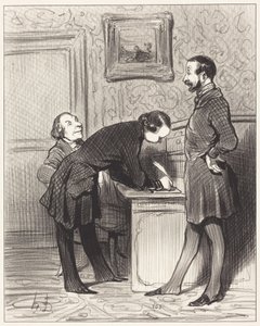 É precisamente porque é vosso amigo... de Honoré Daumier