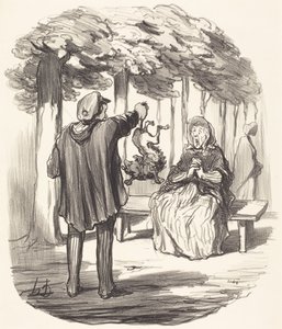 É esse o seu cão ali? de Honoré Daumier