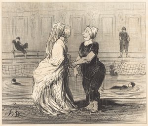 Querida baronesa, felicito-a... de Honoré Daumier