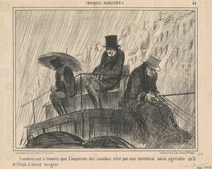 Começando a descobrir que o imperial ... de Honoré Daumier